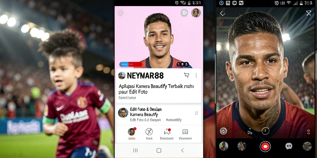 Tampilan antarmuka NEYMAR88 untuk pengeditan foto yang menarik.